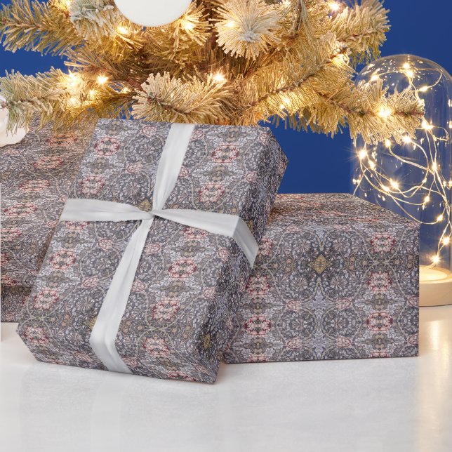 William Morris Honeysuckle Design Presentpapper (Helgdagar)