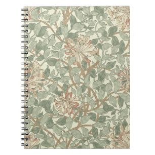 William Morris Honeysuckle Flower Tapet Anteckningsbok