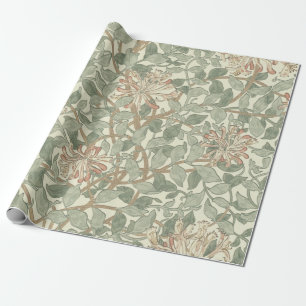 William Morris Honeysuckle Flower Tapet Presentpapper
