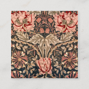 William Morris Honeysuckle Fyrkantigt Visitkort
