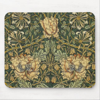 William Morris Honeysuckle Grönt Blommigt Musmatta