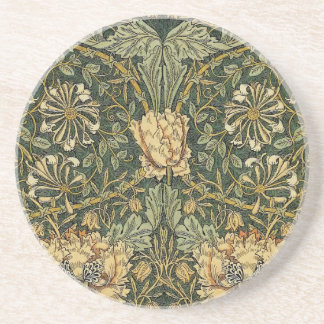 William Morris Honeysuckle Grönt Blommigt Underlägg