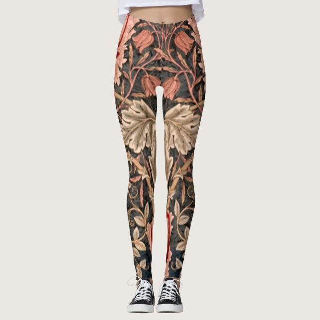 William Morris Honeysuckle Leggings (Framsida)