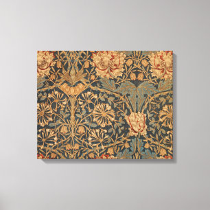 William Morris Honeysuckle Rik Tapet Canvastryck