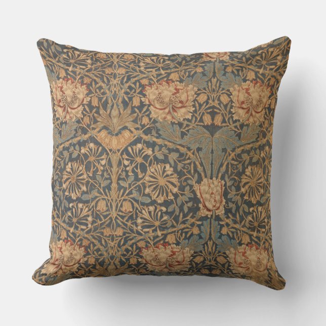 William Morris Honeysuckle Rik Tapet Kudde (Framsida)