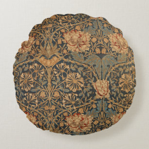 William Morris Honeysuckle Rik Tapet Rund Kudde