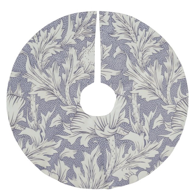 William Morris Horn Poppy Classic Blommigt Julgransmatta Borstad Polyester (Framsidan)