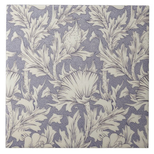 William Morris Horn Poppy Classic Blommigt Kakelplatta