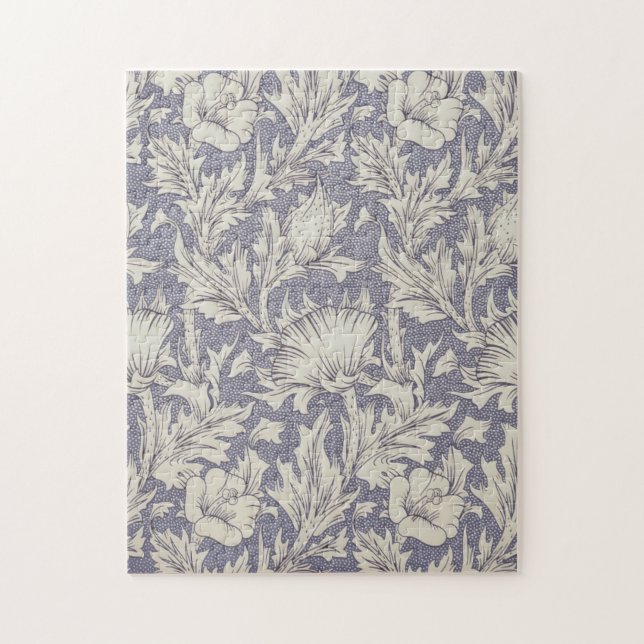 William Morris Horn Poppy Classic Blommigt Pussel (Vertikal)