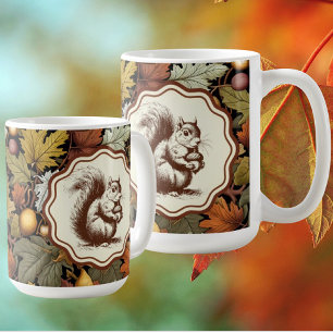 William Morris Höst löv Squirrel Kaffemugg