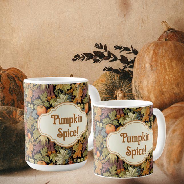 William Morris Höst Pumpa Kryddad Personlig  Kaffemugg (Perfect for those chilly fall days and nights!)