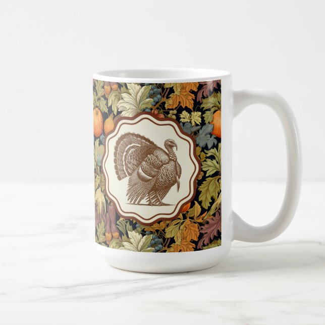 William Morris Höstpumpor Tom Kalkon Kaffemugg (Höger)