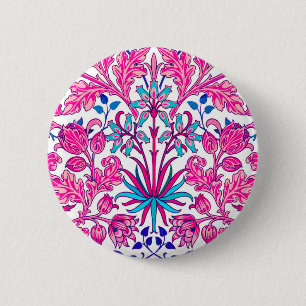 William Morris Hyacint Print, Fuchsia Rosa Knapp