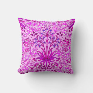 William Morris Hyacint Print, Lavender and Violet Kudde