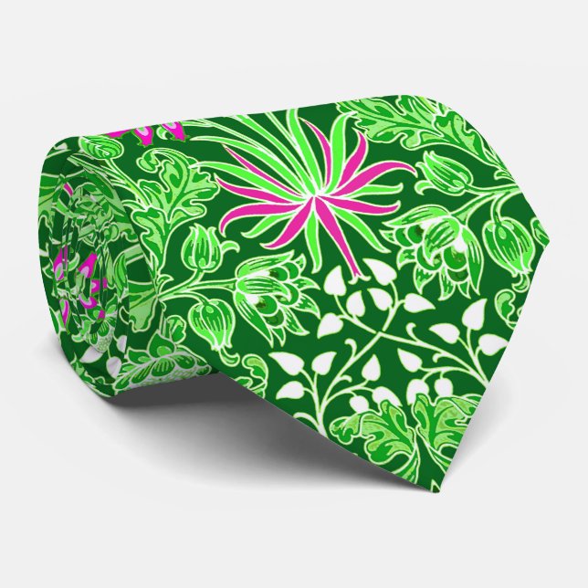 William Morris Hyacint Print, Lime Green Slips (Rullad)