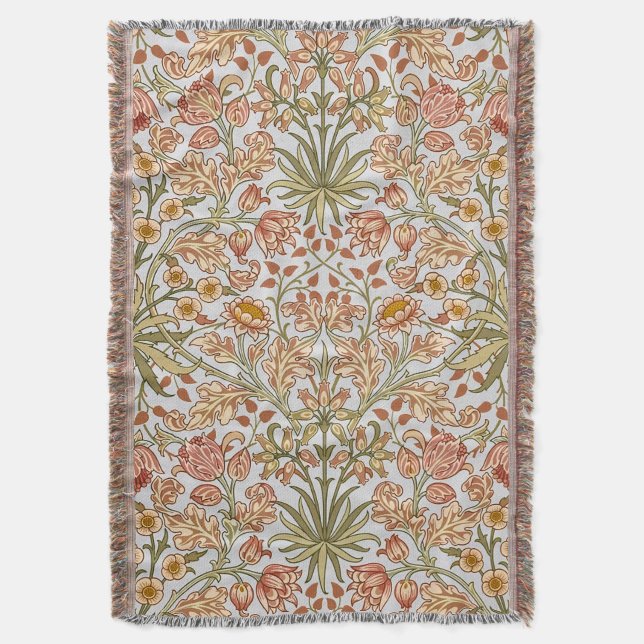 William Morris Hyacinth Blommigt Botanical Art Filt (Framsidan Vertikal)