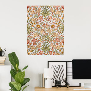 William Morris Hyacinth Blommigt Botanical Art Poster