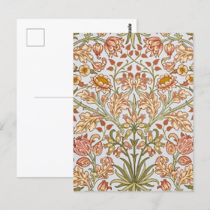 William Morris Hyacinth Blommigt Botanical Art Vykort