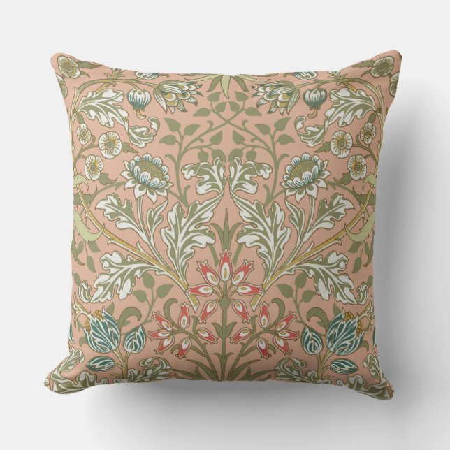 William Morris Hyacinth Flower Ro Art Kudde (Framsida)