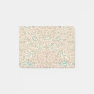 William Morris Hyacinth Flower Ro Art Post-it Block