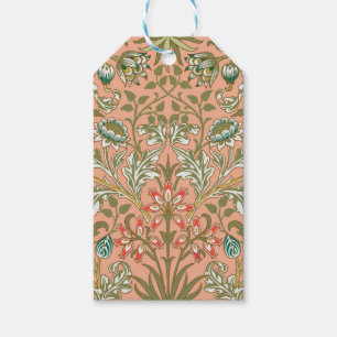 William Morris Hyacinth Flower Ro Art Presentetikett