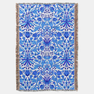 William Morris Hyacinth Print, Cobalt Blue & White Filt