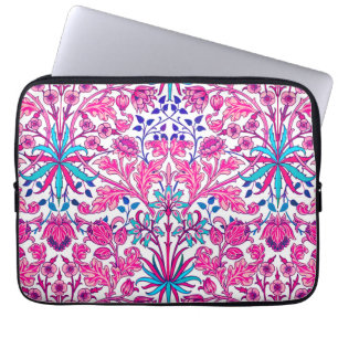William Morris Hyacinth Print, Fuchsia Rosa Laptop Sleeve
