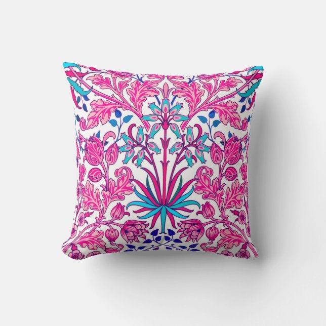 William Morris Hyacinttryck, Fuchsia Rosa Kudde (Framsida)