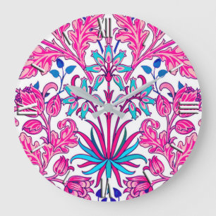 William Morris hyacinttryck, Fuchsia rosa Stor Klocka