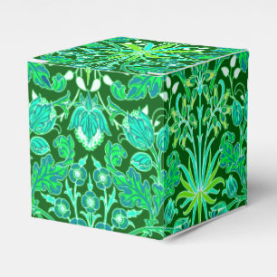 William Morris hyacinttryck, smaragdgrönt Presentaskar