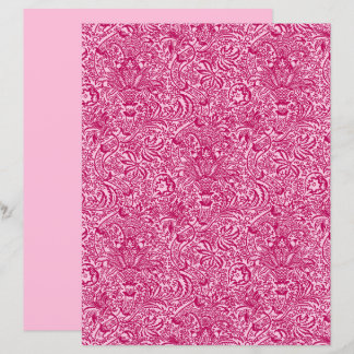 William Morris Indian, Fuchsia och Pastel Rosa