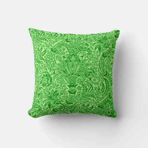 William Morris Indian, Lime and Kiwi Grönt Kudde