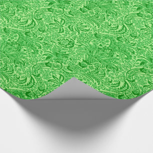 William Morris Indian, Lime and Kiwi Grönt Presentpapper