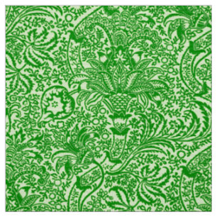 William Morris Indian, Lime and Kiwi Grönt Tyg