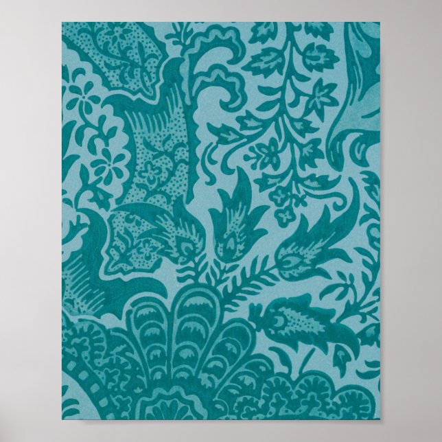 William Morris Indian mönster Poster (Framsidan)