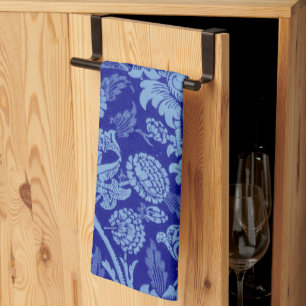 William Morris - Indigo Blue Wey Fabric Kitchen to Kökshandduk