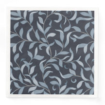 William Morris Inspired Blue Löv Bord Decor