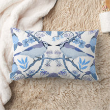 William Morris Inspired Bluejay Botanical Peri