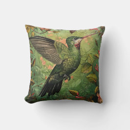 William Morris Inspired Hummingbird Dekorativ kudd Kudde