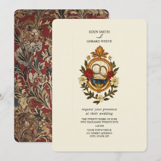 William Morris Inspired Inbjudningar