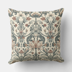 William Morris Inspired Pillow i Muted Färg Kudde
