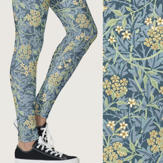 William Morris Inspirerad Blommönster Leggings (Skapare uppladdad)