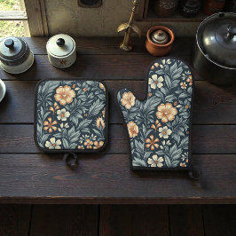 William Morris Inspirerad Botanisk Stil Mönster