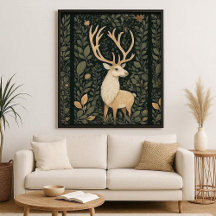 William Morris inspirerade Forest Reindeer Botanic