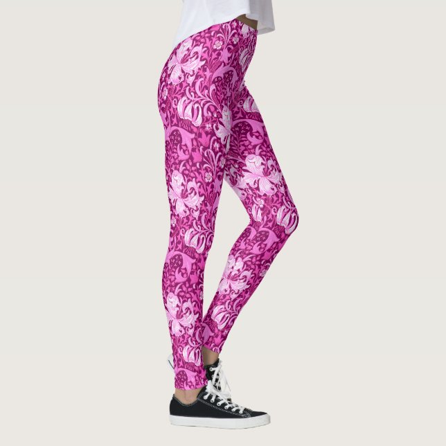 William Morris Iris och Lily, Amethyst Lila Leggings (Höger)