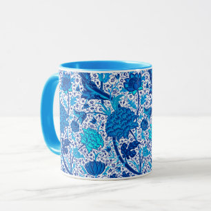 William Morris Jacobean Floral, Koboltblå Mugg