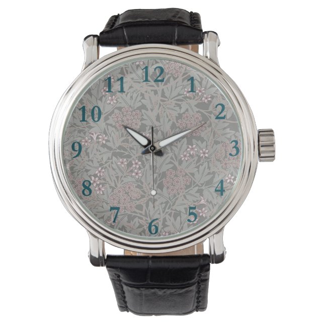 William Morris Jasmin Blommönster Armbandsur (Framsida)