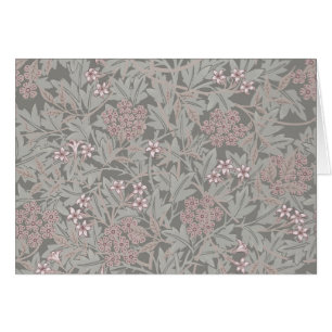 William Morris Jasmin Blommönster Hälsningskort
