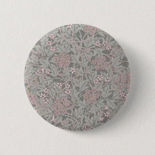 William Morris Jasmin Blommönster Knapp