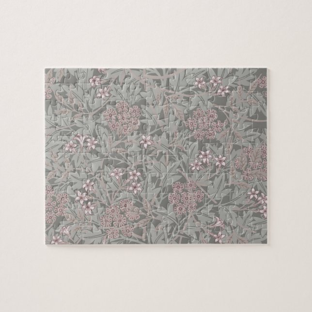 William Morris Jasmin Blommönster Pussel (Horisontell)
